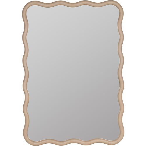 Kiki Wave Custom Painted Wall Mirror