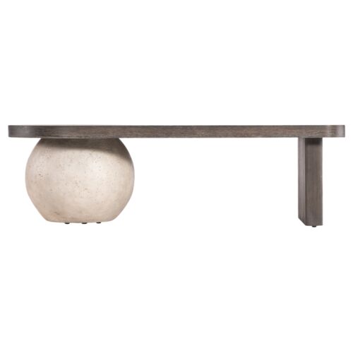 Commerce and Market Gibbons Cocktail Bench, Brown 3 Commerce and Market Gibbons Cocktail Bench, Brown