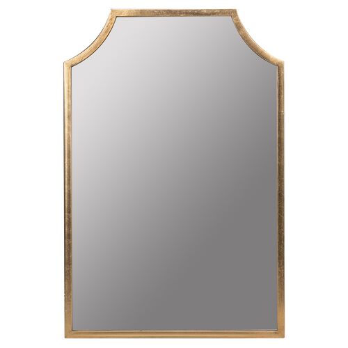 Skyler Wall Mirror, Gold Leaf 1 Skyler Wall Mirror, Gold Leaf