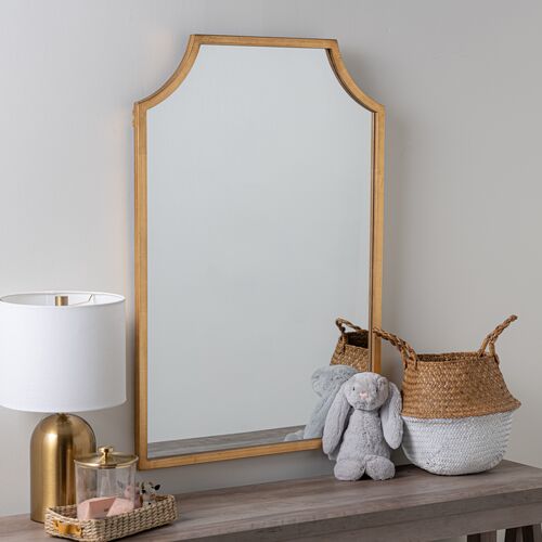 Skyler Wall Mirror, Gold Leaf 2 Skyler Wall Mirror, Gold Leaf