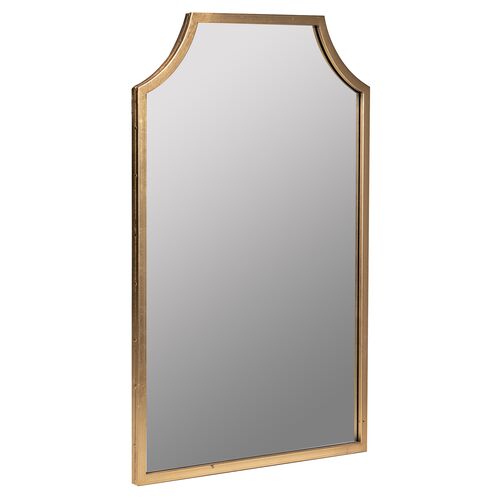 Skyler Wall Mirror, Gold Leaf 3 Skyler Wall Mirror, Gold Leaf