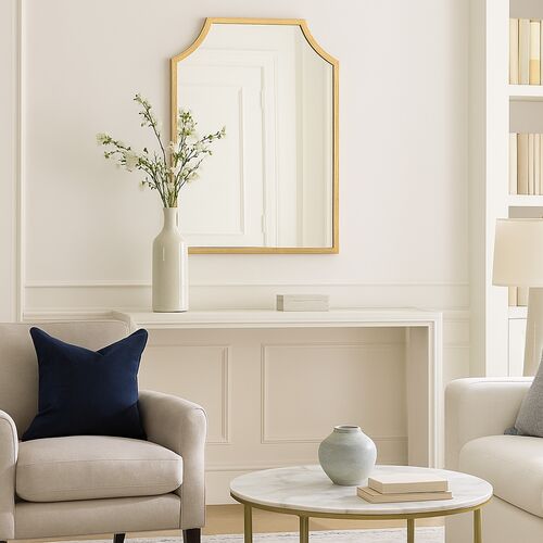 Skyler Wall Mirror, Gold Leaf 5 Skyler Wall Mirror, Gold Leaf