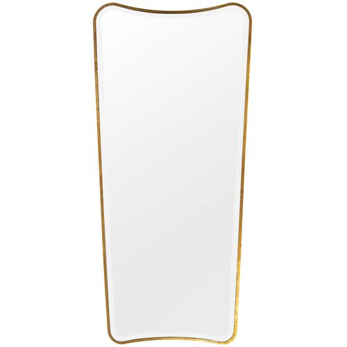 Sonnet Dressing Room Wall Mirror, Gold Leaf 1 Sonnet Dressing Room Wall Mirror, Gold Leaf