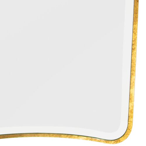 Sonnet Dressing Room Wall Mirror, Gold Leaf 3 Sonnet Dressing Room Wall Mirror, Gold Leaf