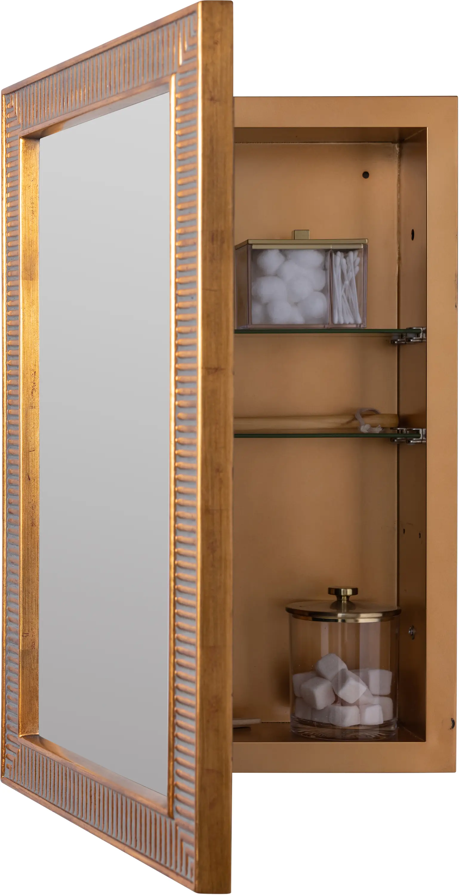 Abbott Medicine Cabinet, Antique Gold 2 Abbott Medicine Cabinet, Antique Gold