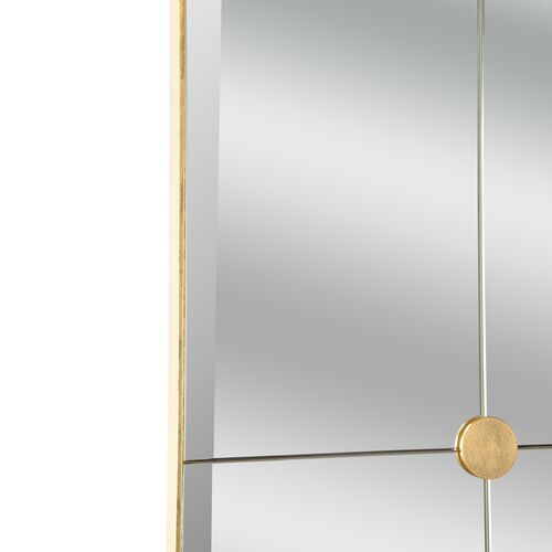 Loire Panel Wall Mirror, Gold 3 Loire Panel Wall Mirror, Gold