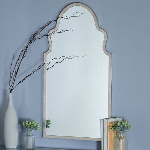 S/2 Bianca Wall Mirrors, Silver 2 S/2 Bianca Wall Mirrors, Silver