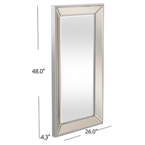 Lawrence Wall Mirror, Silver 4 Lawrence Wall Mirror, Silver