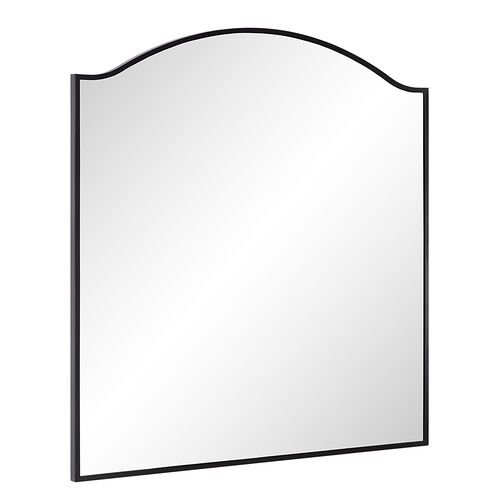 Ines Wall Mirror, Matte Black 2 Ines Wall Mirror, Matte Black