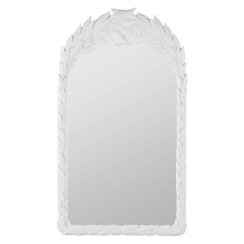 Mitzi Wall Mirror, White 1 Mitzi Wall Mirror, White