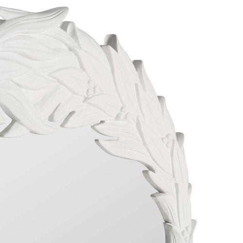 Mitzi Wall Mirror, White 4 Mitzi Wall Mirror, White