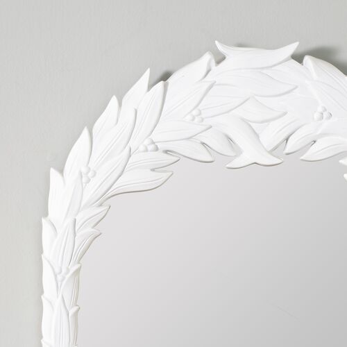 Mitzi Wall Mirror, White 6 Mitzi Wall Mirror, White
