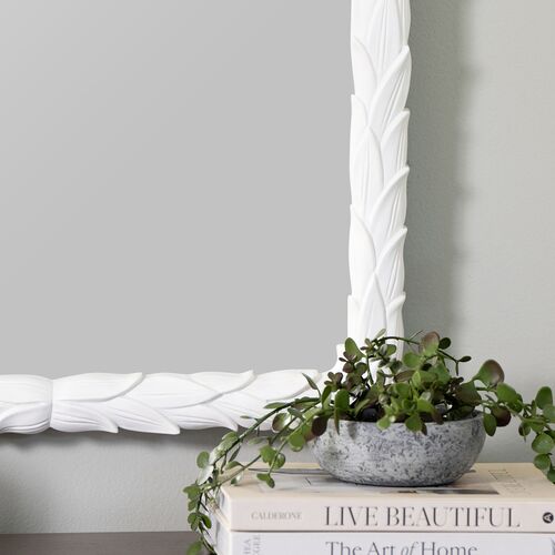 Mitzi Wall Mirror, White 7 Mitzi Wall Mirror, White