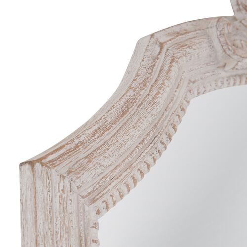 Dunmore Floor Mirror, Distressed White 4 Dunmore Floor Mirror, Distressed White