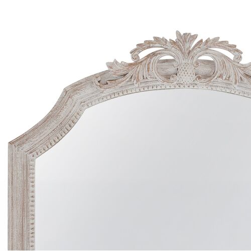 Dunmore Floor Mirror, Distressed White 5 Dunmore Floor Mirror, Distressed White