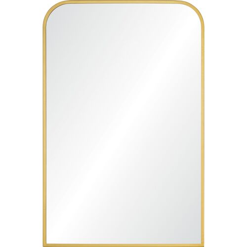 Evienne Wall Mirror, Gold 1 Evienne Wall Mirror, Gold