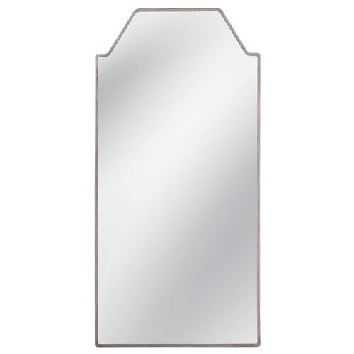Sylvia Floor Mirror, Silver Leaf 1 Sylvia Floor Mirror, Silver Leaf