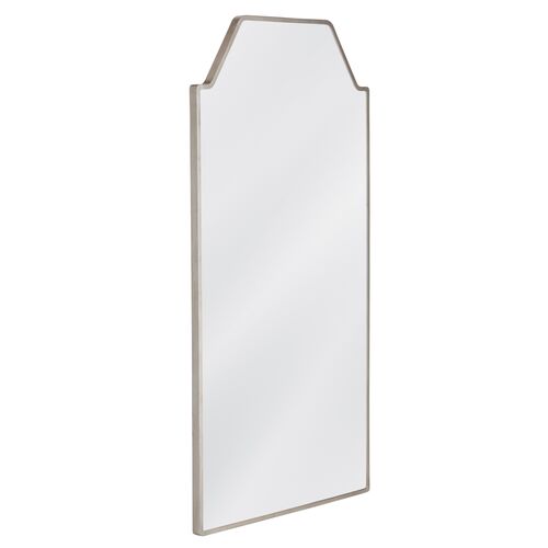 Sylvia Floor Mirror, Silver Leaf 2 Sylvia Floor Mirror, Silver Leaf