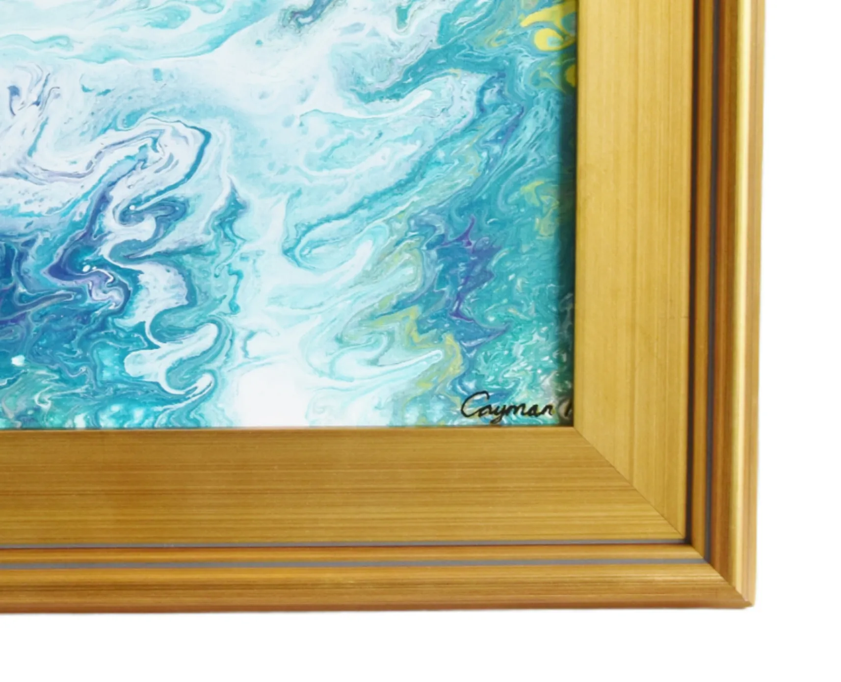 Modern Abstract Marbleized Art Painting 4 Modern Abstract Marbleized Art Painting