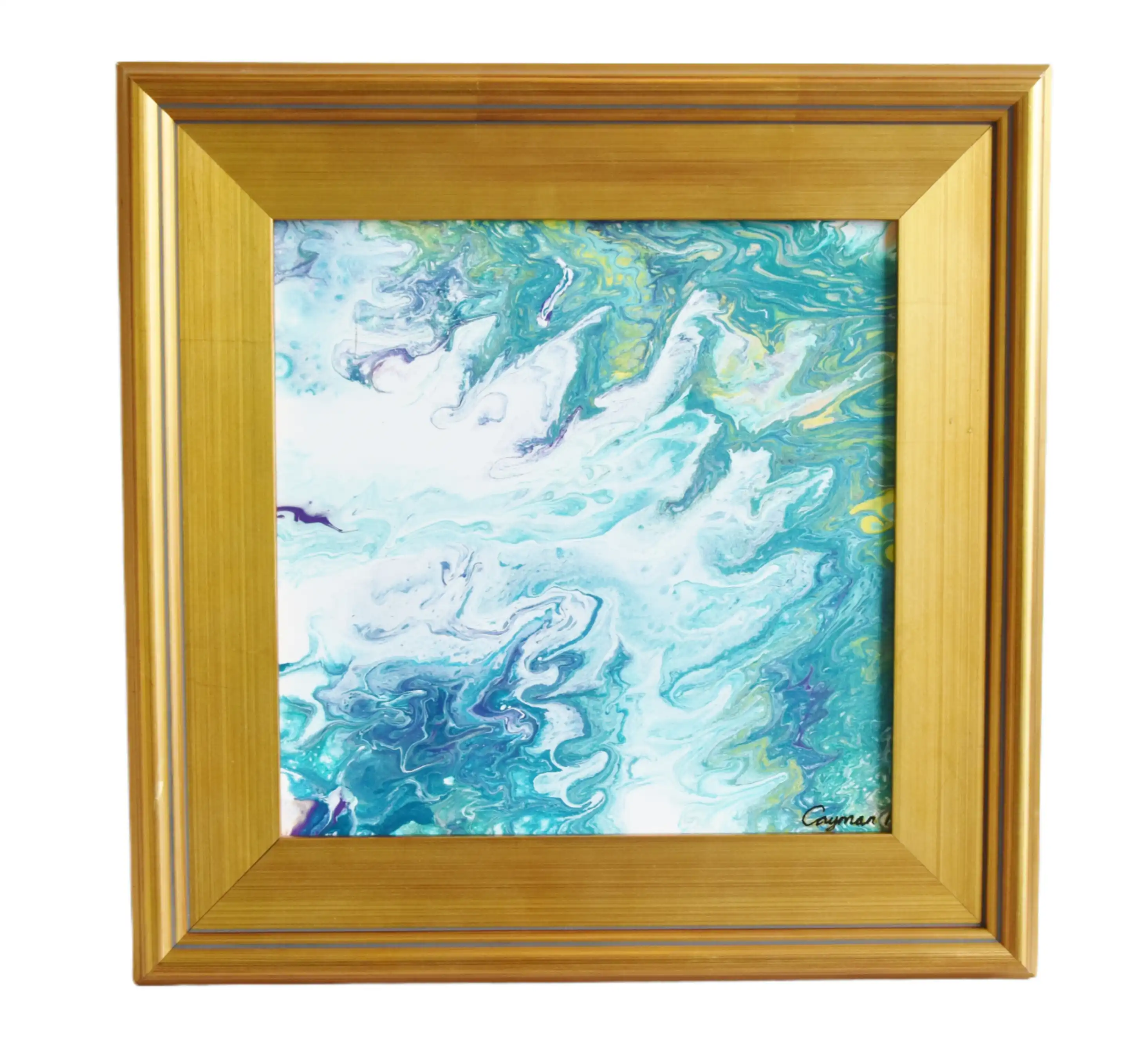 Modern Abstract Marbleized Art Painting 5 Modern Abstract Marbleized Art Painting