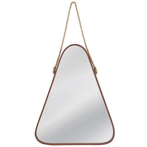 Ludlow Wall Mirror, Walnut/Rope 1 Ludlow Wall Mirror, Walnut/Rope