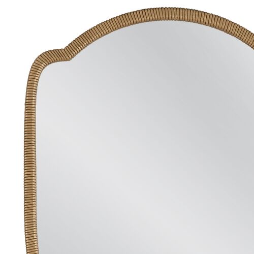 Toby Wall Mirror, Brass 4 Toby Wall Mirror, Brass