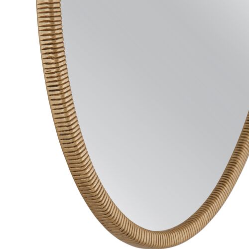 Toby Wall Mirror, Brass 5 Toby Wall Mirror, Brass