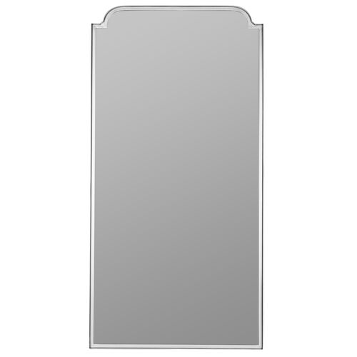 Penelope Floor Mirror, Silver