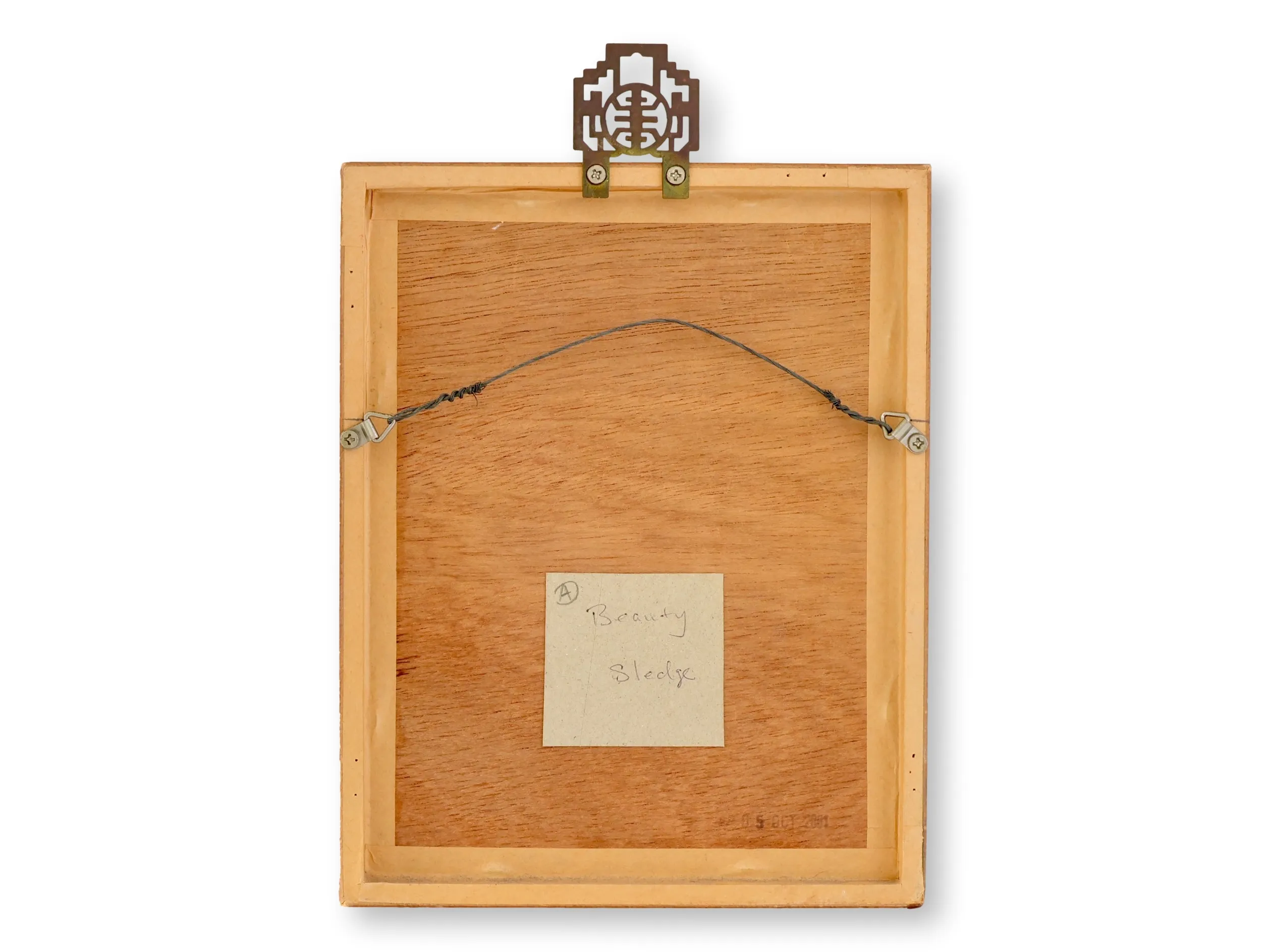 Vintage Chinese Ink Caligraphy "Lisa" 2 Vintage Chinese Ink Caligraphy "Lisa"