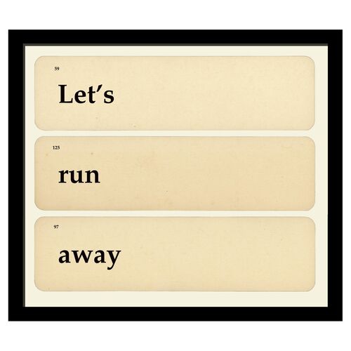 Let's Run Away 1 Let's Run Away