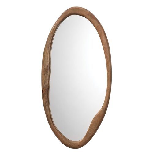 Vita Oval Wall Mirror, Natural 1 Vita Oval Wall Mirror, Natural