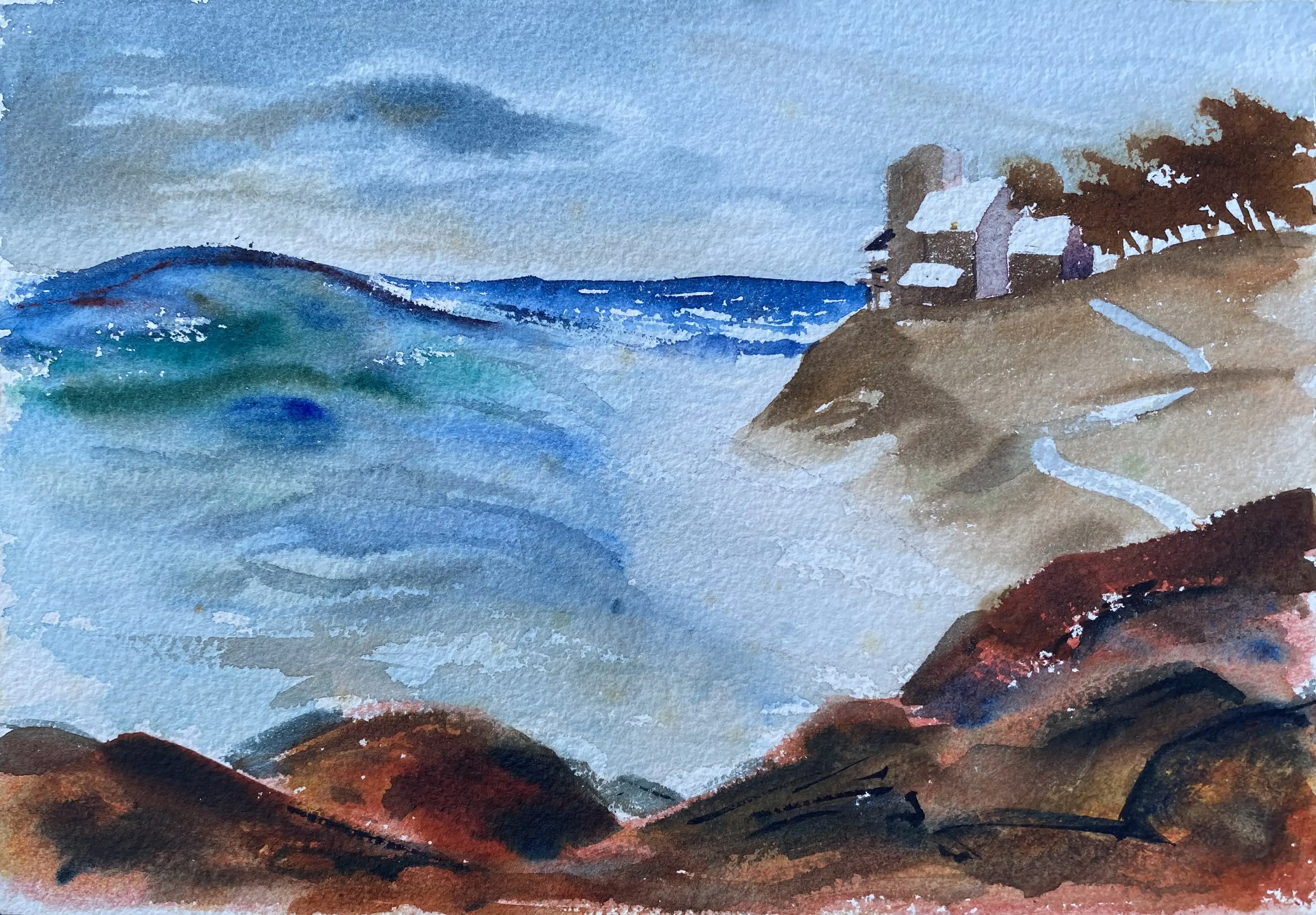 Post Impressionist Seascape' 1 Post Impressionist Seascape'