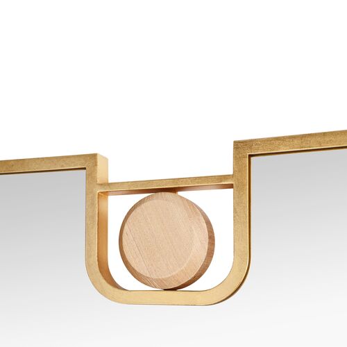 Drax Full Length Mirror, Gold Leaf 2 Drax Full Length Mirror, Gold Leaf