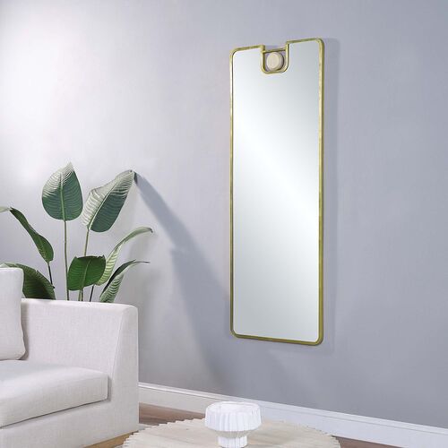 Drax Full Length Mirror, Gold Leaf 5 Drax Full Length Mirror, Gold Leaf