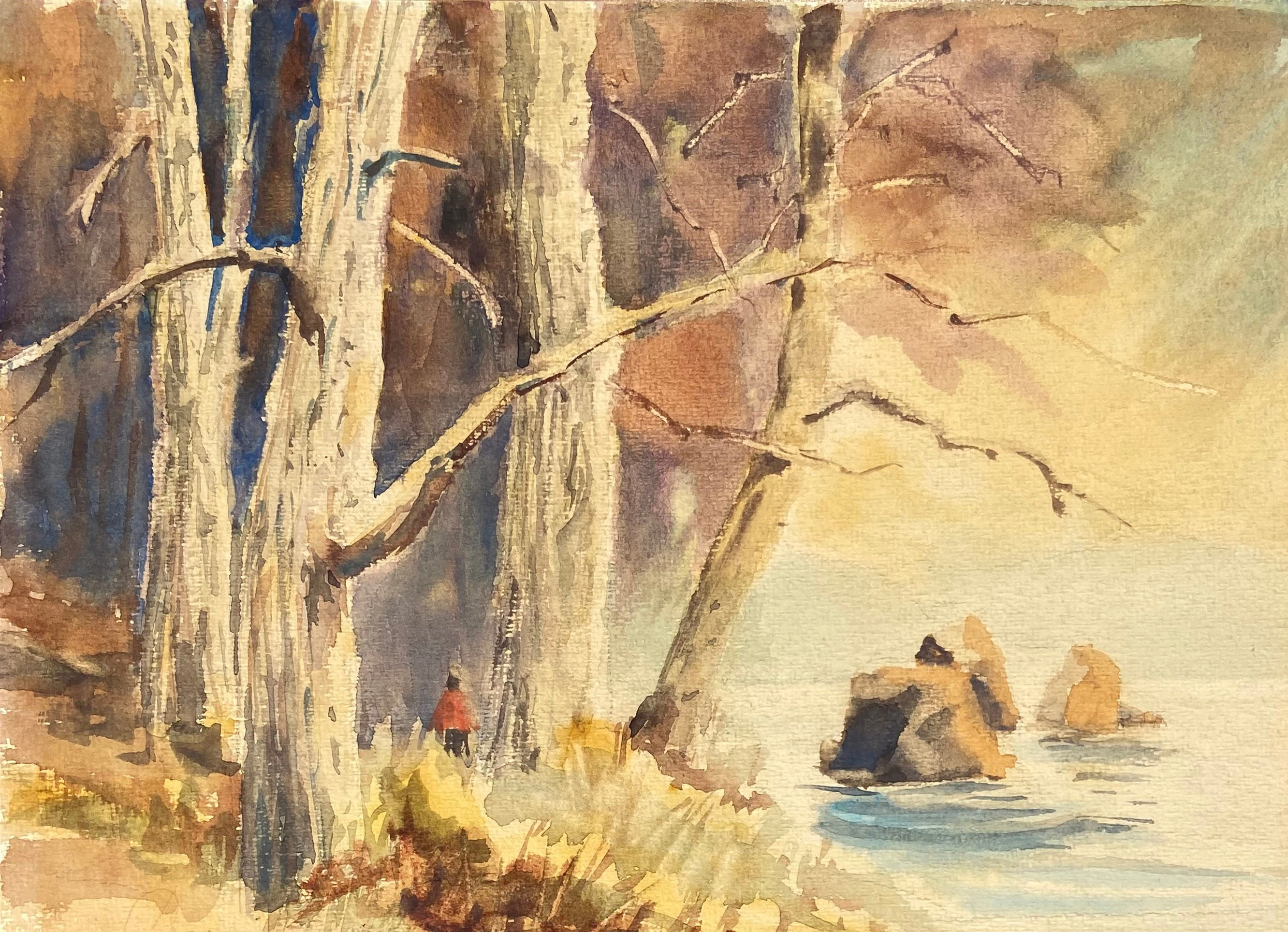 American School Coastal Landscape, 1970s