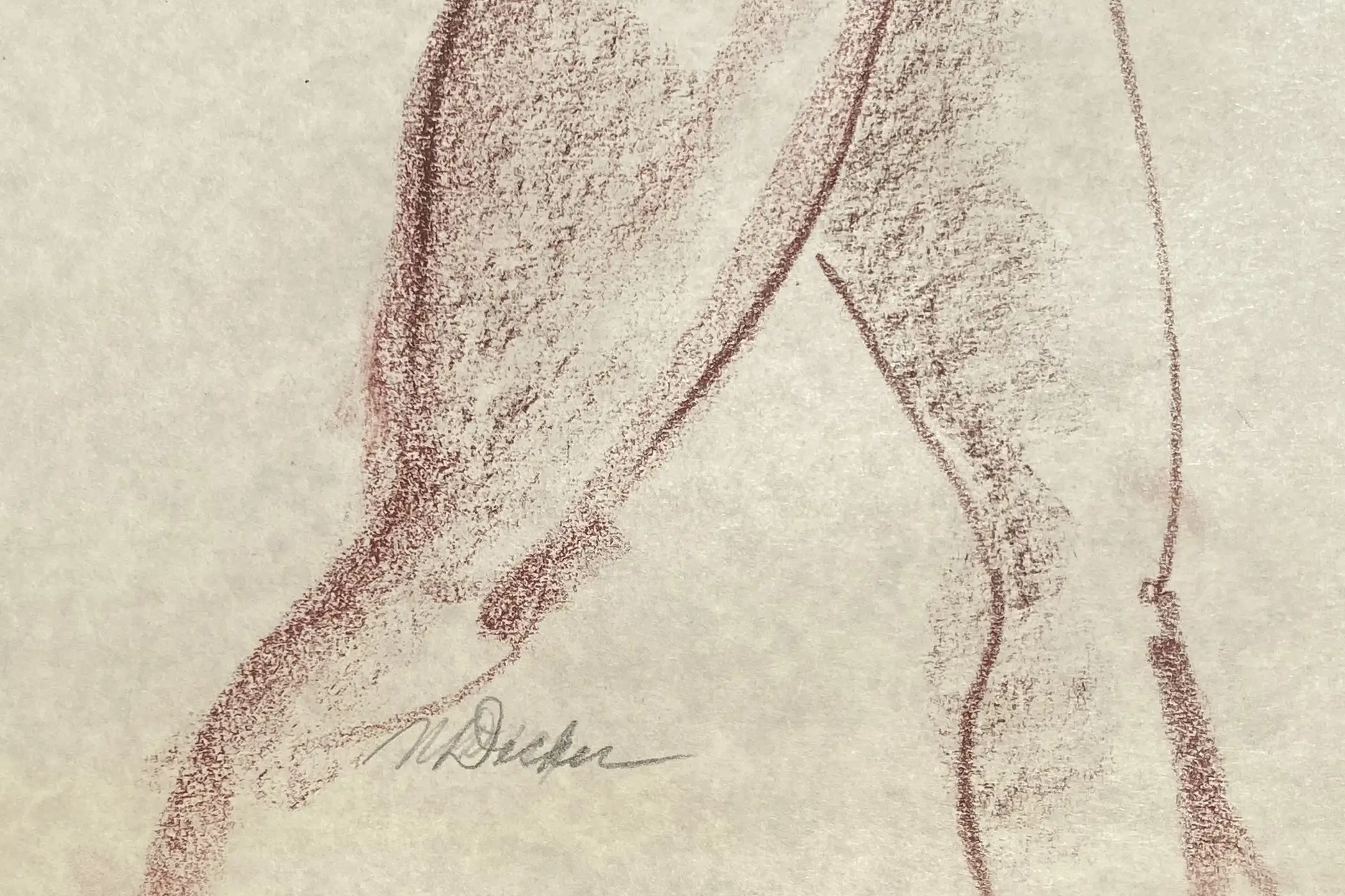 Standing Nude by Michael Decker, 1970s 2 Standing Nude by Michael Decker, 1970s