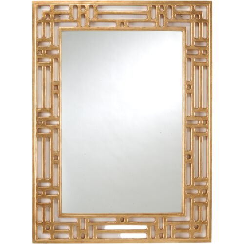 Pierced Geometric Wall Mirror 1 Pierced Geometric Wall Mirror