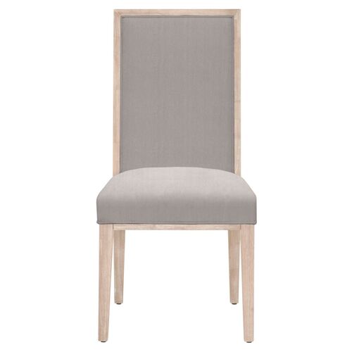 S/2 Performance Armel Side Chairs, Slate 3 S/2 Performance Armel Side Chairs, Slate
