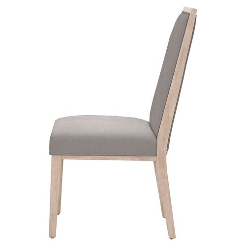 S/2 Performance Armel Side Chairs, Slate 4 S/2 Performance Armel Side Chairs, Slate
