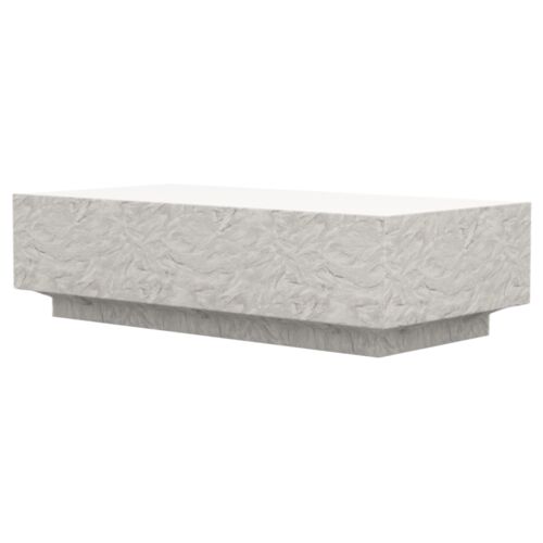 Caedric Indoor/Outdoor Reactangle Coffee Table, Stone 2 Caedric Indoor/Outdoor Reactangle Coffee Table, Stone