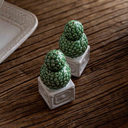 S/2 Berry & Thread Topiary Salt and Pepper Set 2 S/2 Berry & Thread Topiary Salt and Pepper Set