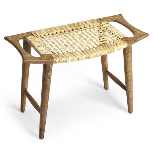Leila Rattan Stool 1 Leila Rattan Stool