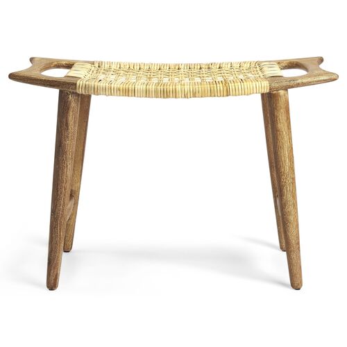 Leila Rattan Stool 3 Leila Rattan Stool