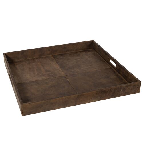Derby Square Tray, Leather 1 Derby Square Tray, Leather