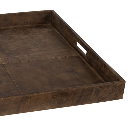 Derby Square Tray, Leather 6 Derby Square Tray, Leather