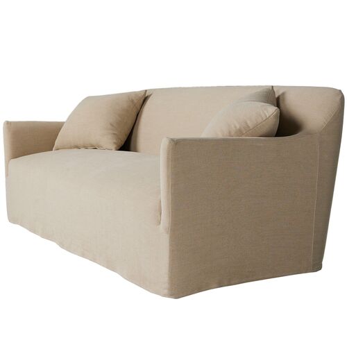 Lowell Linen Slipcover Sofa 3 Lowell Linen Slipcover Sofa