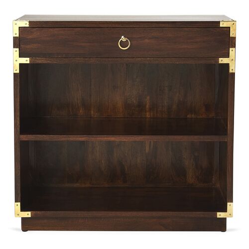 Kering Bookcase, Dark Brown/Gold 2 Kering Bookcase, Dark Brown/Gold