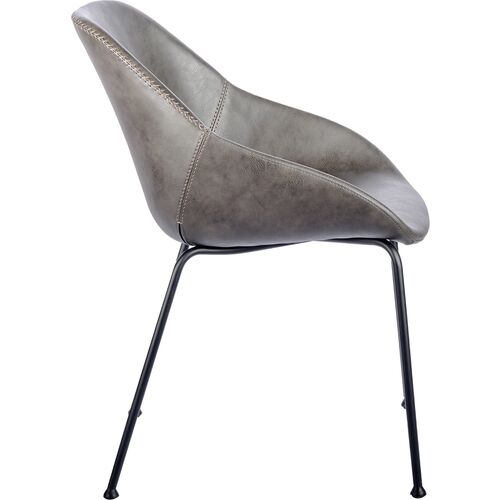 S/2 Ryan Side Chairs, Dark Grey 3 S/2 Ryan Side Chairs, Dark Grey