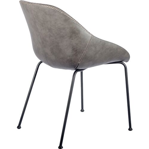 S/2 Ryan Side Chairs, Dark Grey 4 S/2 Ryan Side Chairs, Dark Grey