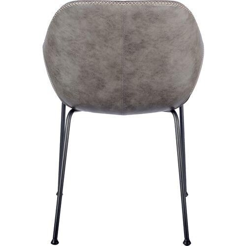 S/2 Ryan Side Chairs, Dark Grey 5 S/2 Ryan Side Chairs, Dark Grey